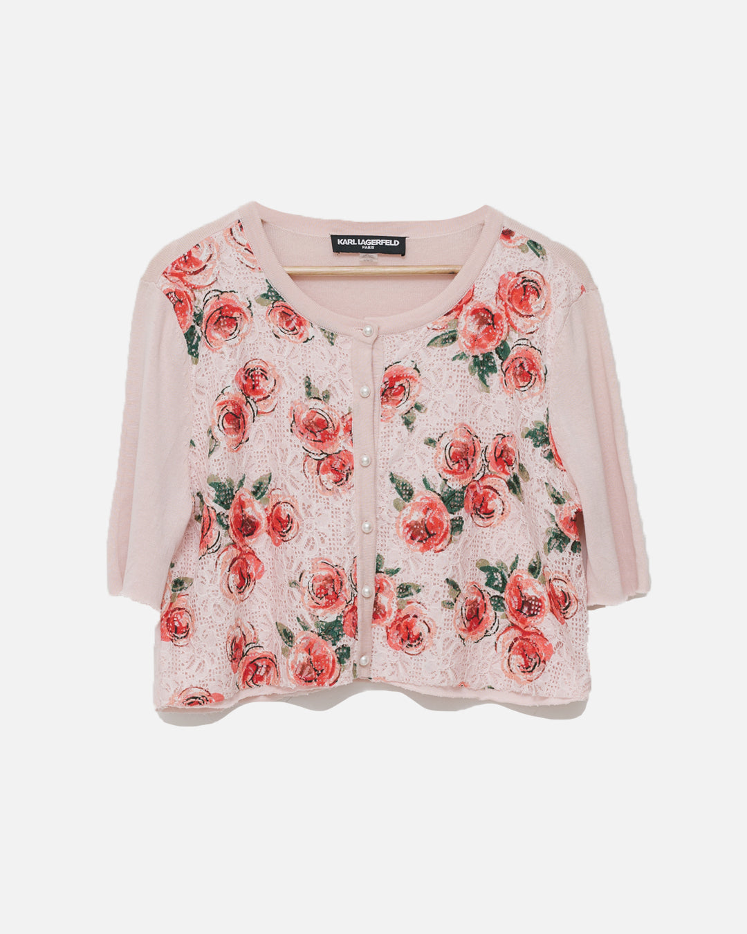 Karl Lagerfeld Embroidered Top