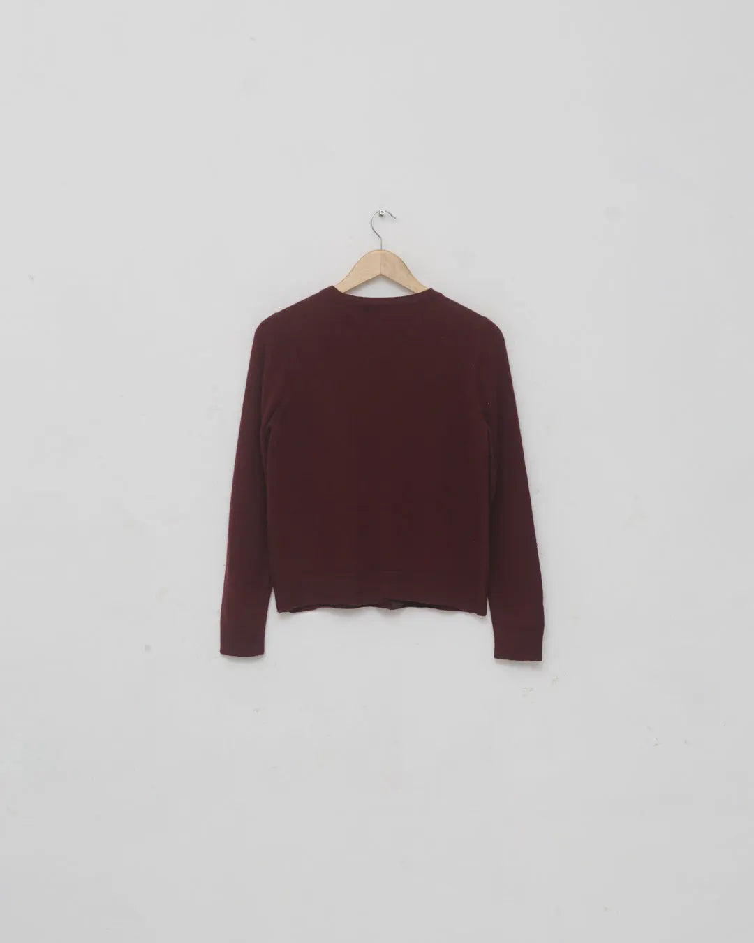 Karl lagerfeld plum knit cardigan