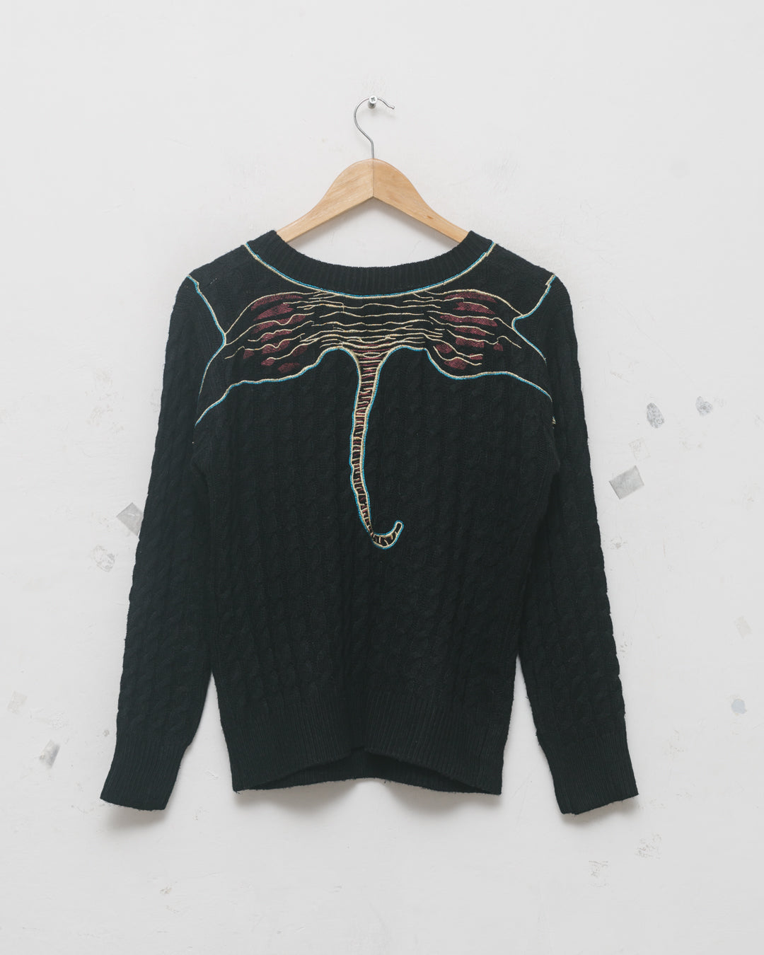 Kenzo Embroidered Tiger Knit Pullover