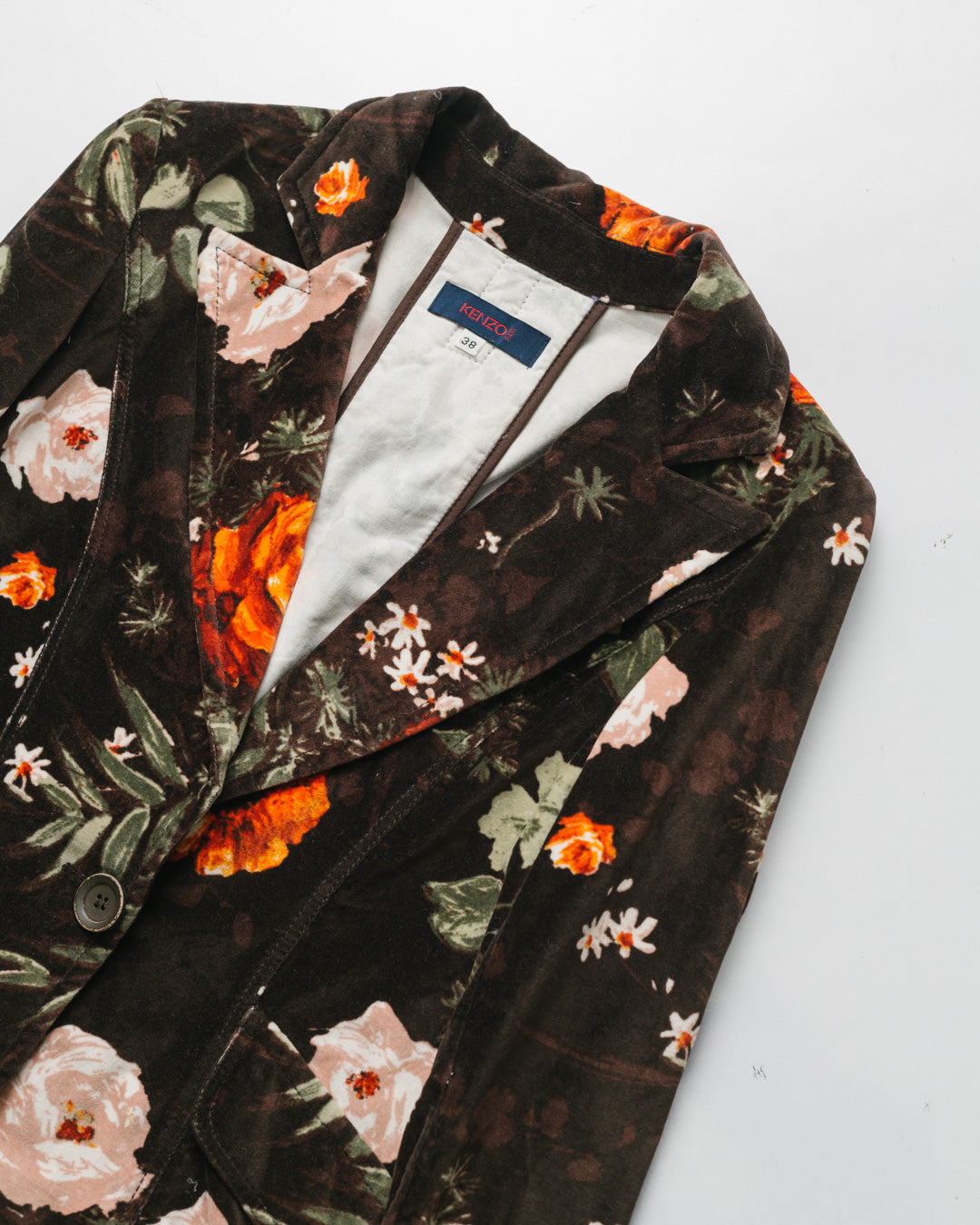 Kenzo floral velvet blazer