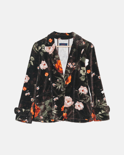 Kenzo floral velvet blazer