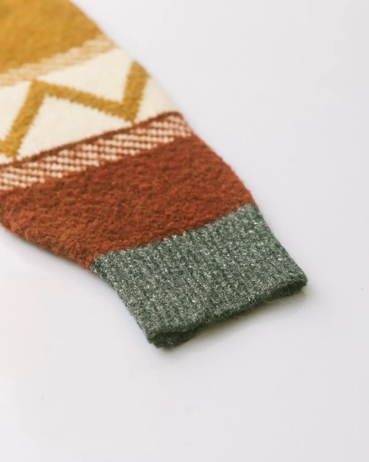 King & queen patchwork knit cardigan
