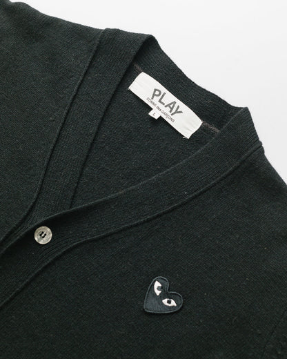 Play by comme des garçons black cardigan