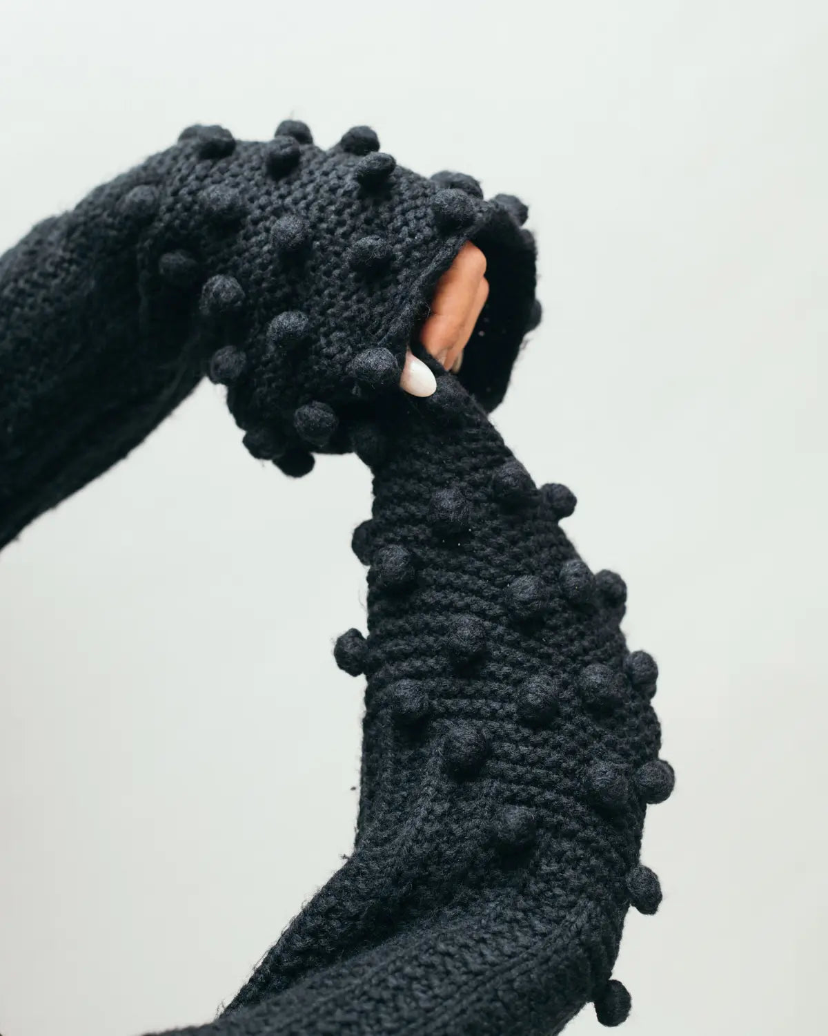Knit longline cardigan