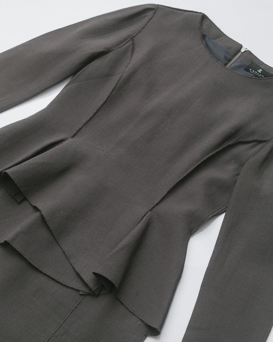 Lanvin structured midi dress 2012 rtw