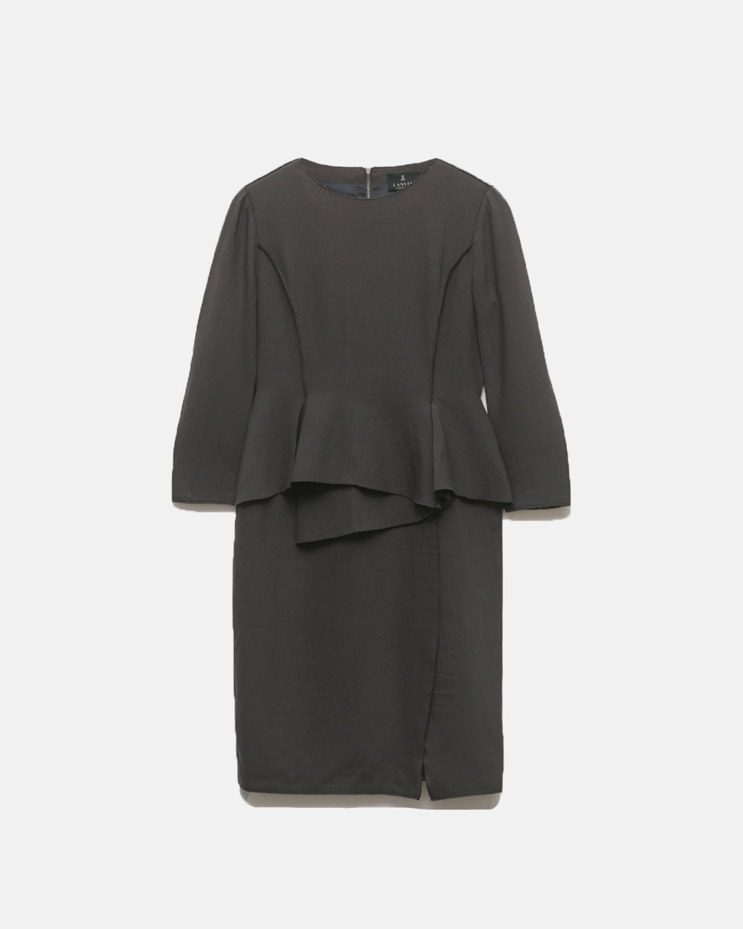 Lanvin structured midi dress 2012 rtw