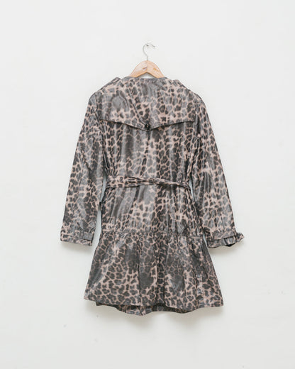 Moschino Cheap & Chic Leopard Print Coat