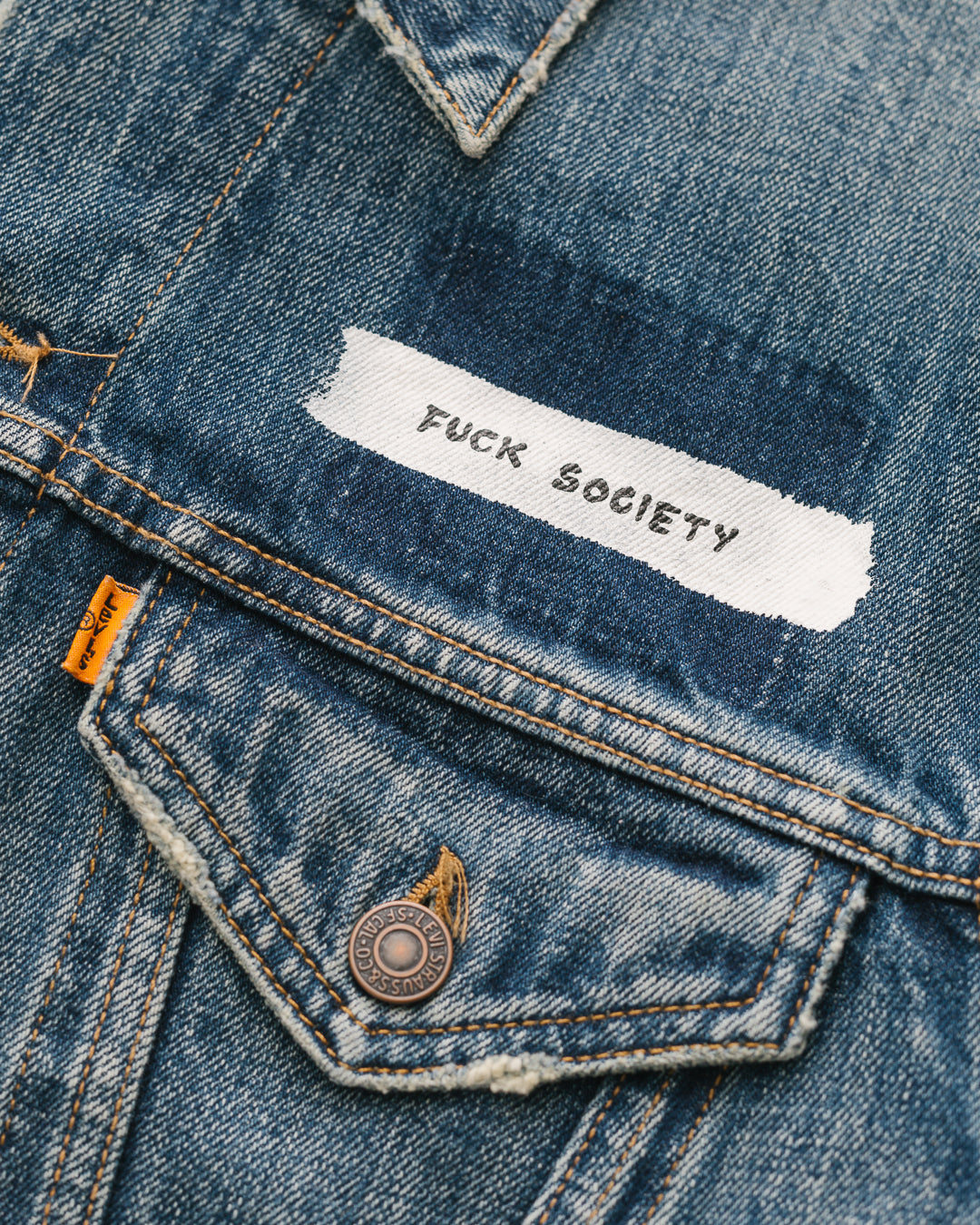 Levi’s Orange Tab ‘Fuck Society’ Jacket