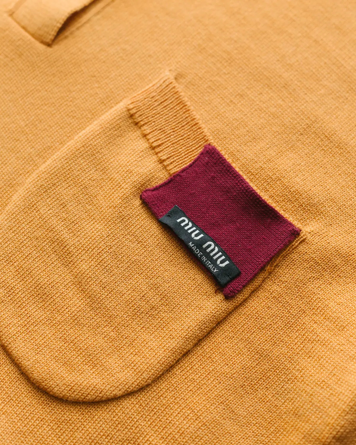 Knit top with pocket details