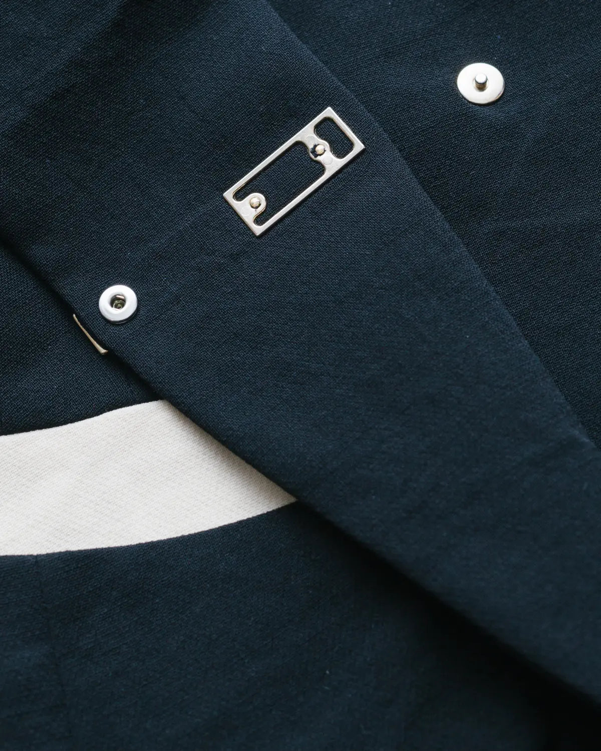 Logo plaque wool blazer