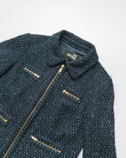 Cropped tweed jacket