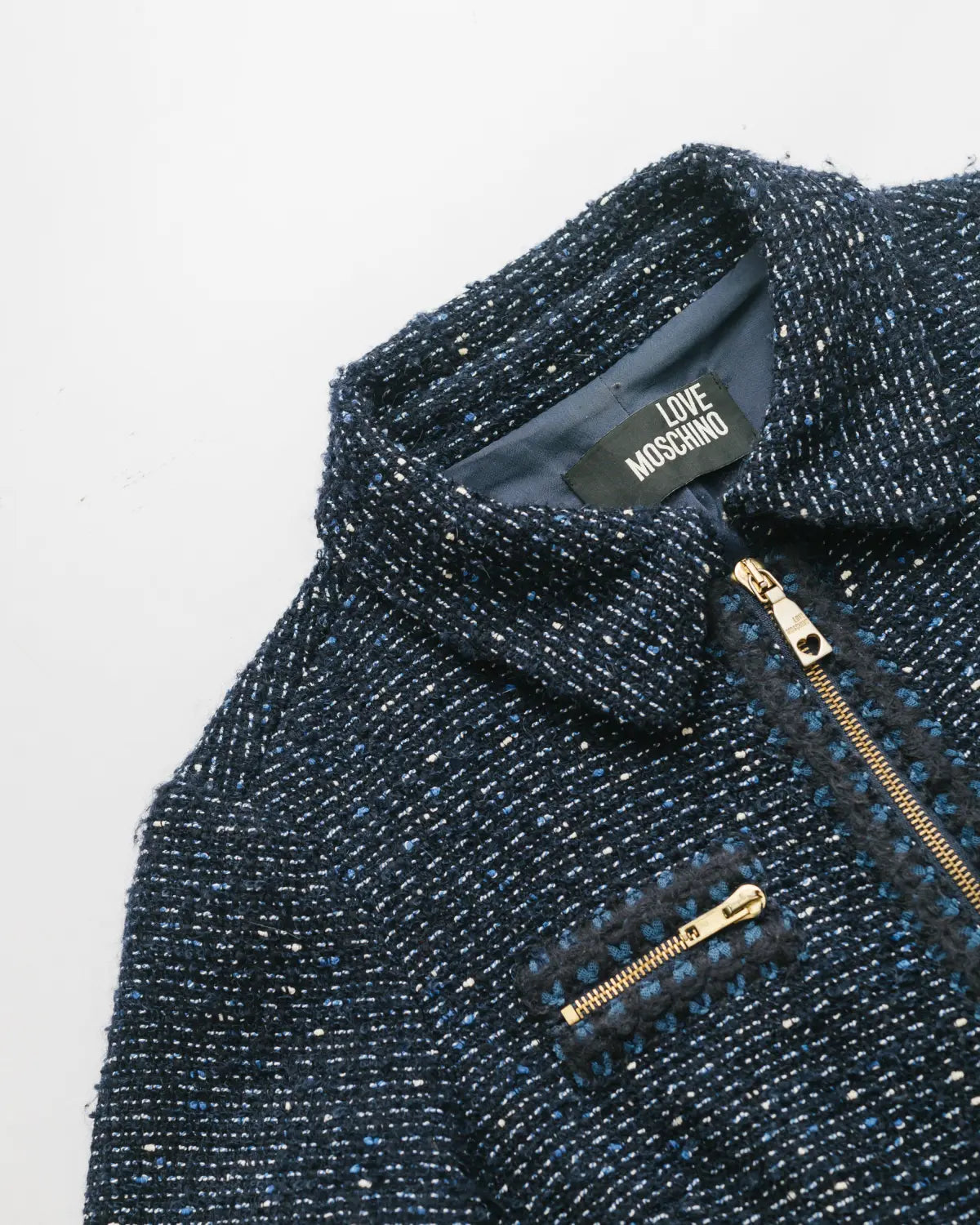 Cropped tweed jacket