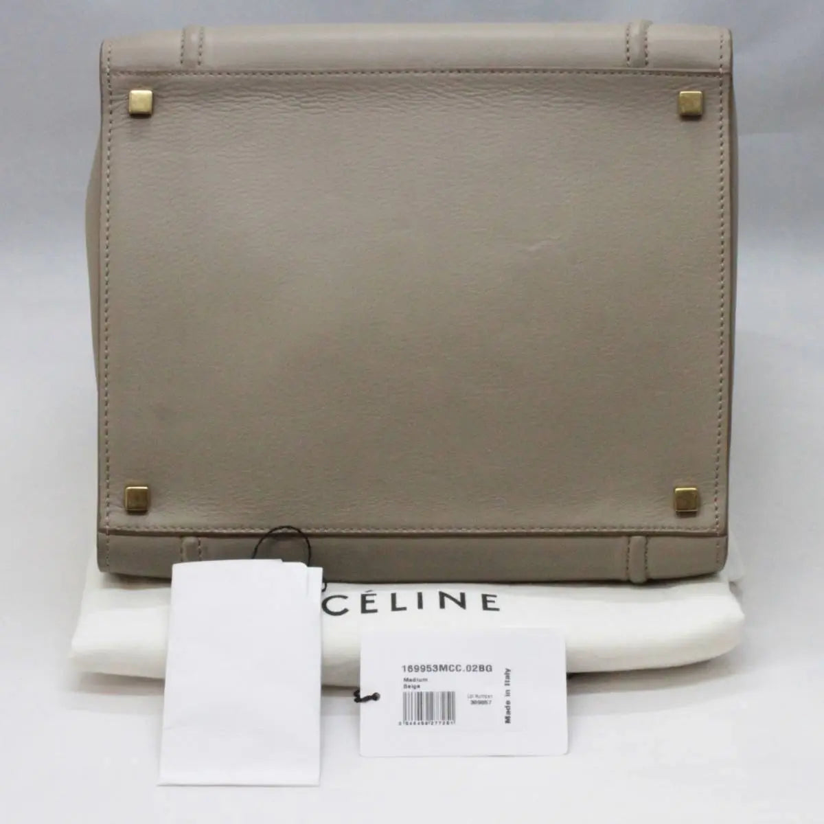 Celine luggage phantom tote in etoupe