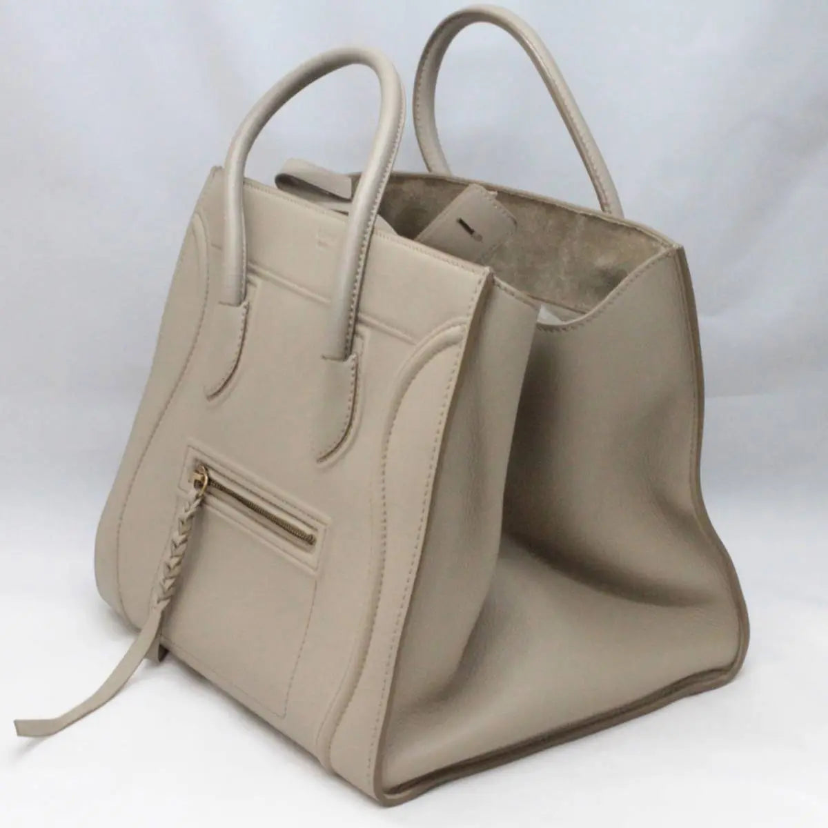 Celine luggage phantom tote in etoupe