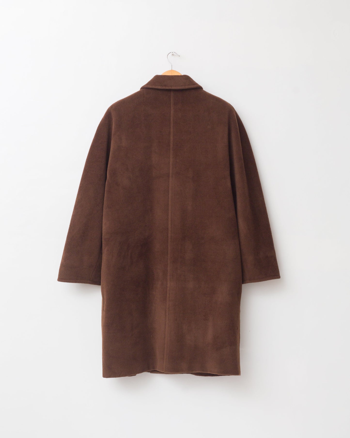 Mahogany pure wool coat