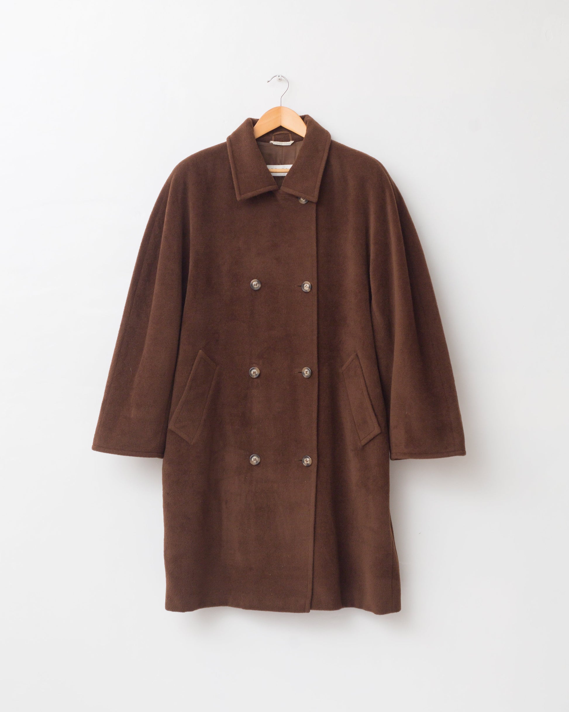 Mahogany pure wool coat