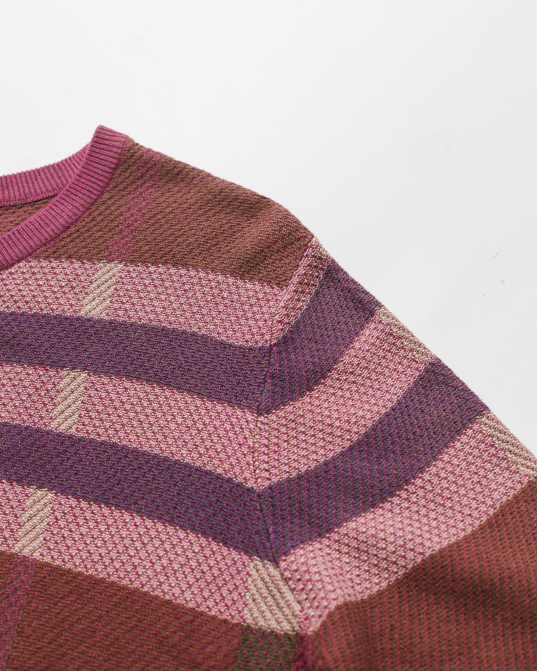 Burberry Mauve Nova Check Knit Pullover