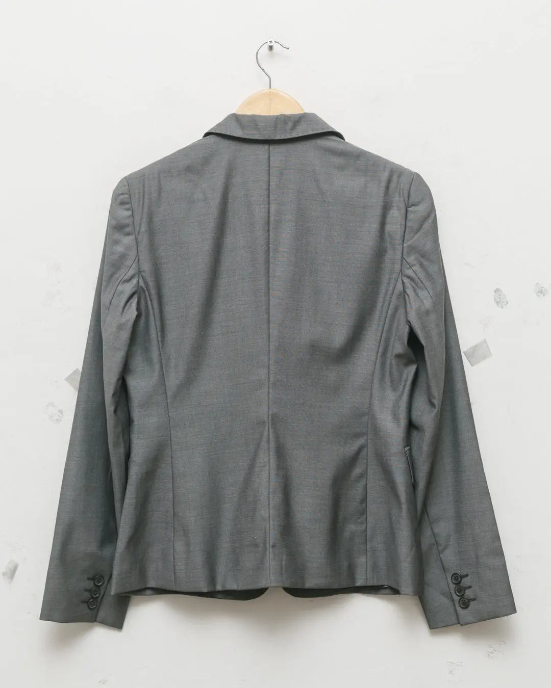 Maxmara slate wool & silk blazer