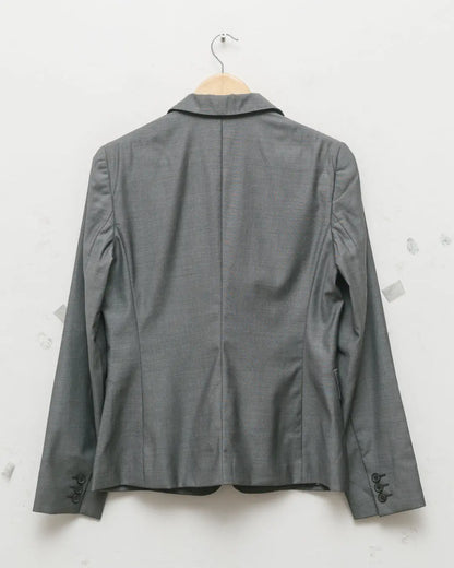 Maxmara slate wool & silk blazer
