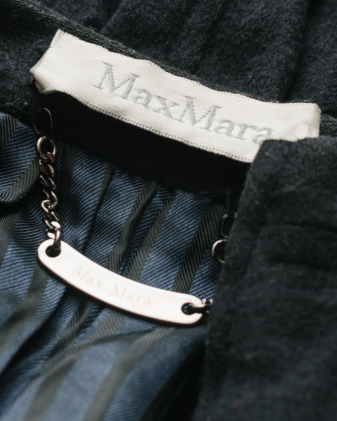 MaxMara Wool Zip Up Jacket