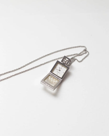 Mikimoto floating pearls pendant watch