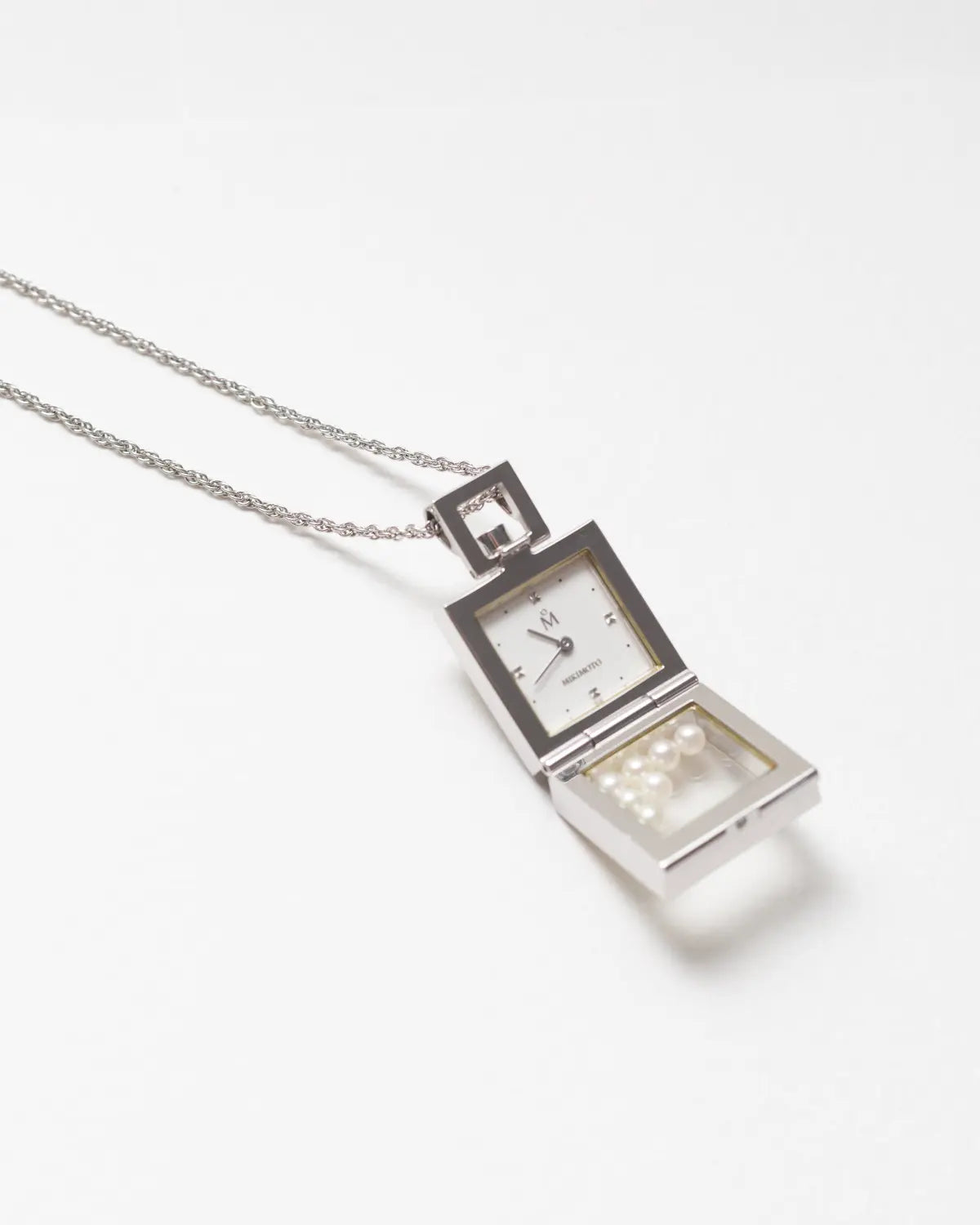Mikimoto floating pearls pendant watch