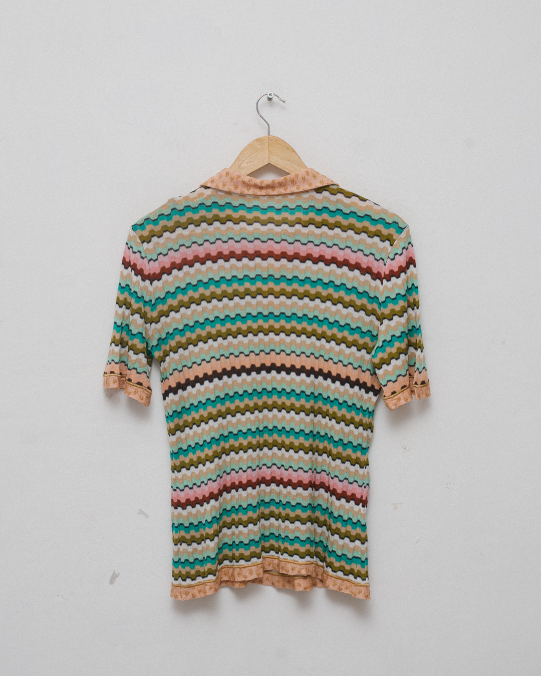 Missoni Knit Polo Neck Top