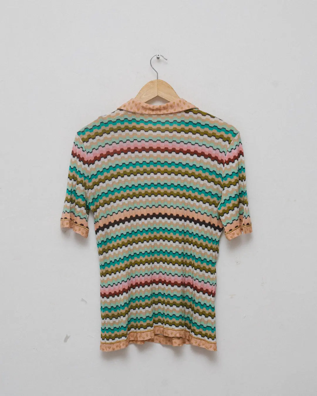 Missoni Knit Polo Neck Top