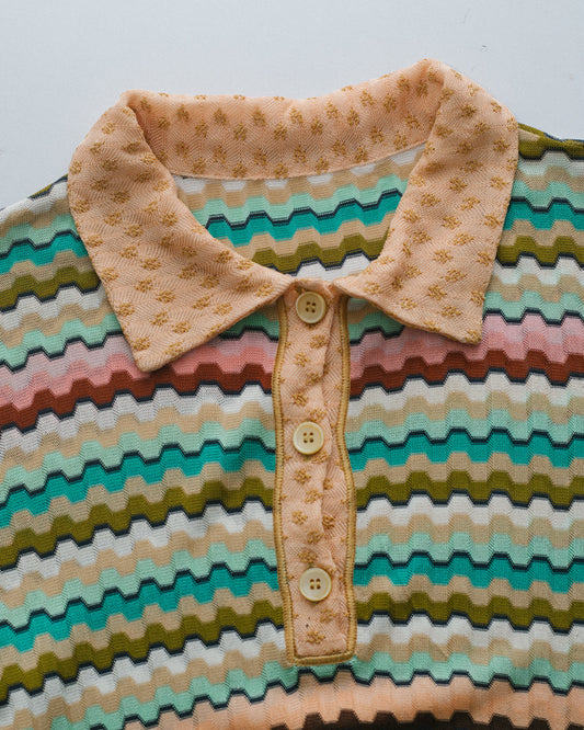 Missoni Knit Polo Neck Top