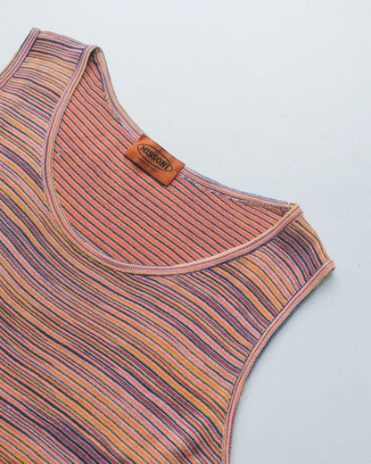 Missoni Striped Knit Tank Top