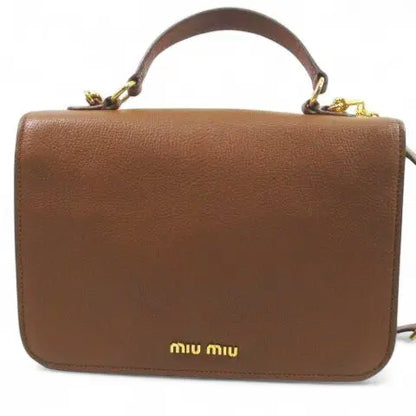Aimée miu madras top handle two way bag