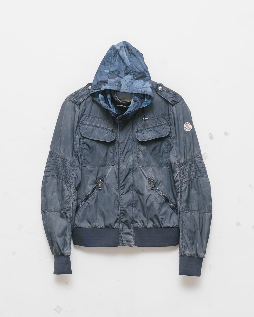 Moncler ’Garment Washed’ Detachable Hooded Jacket