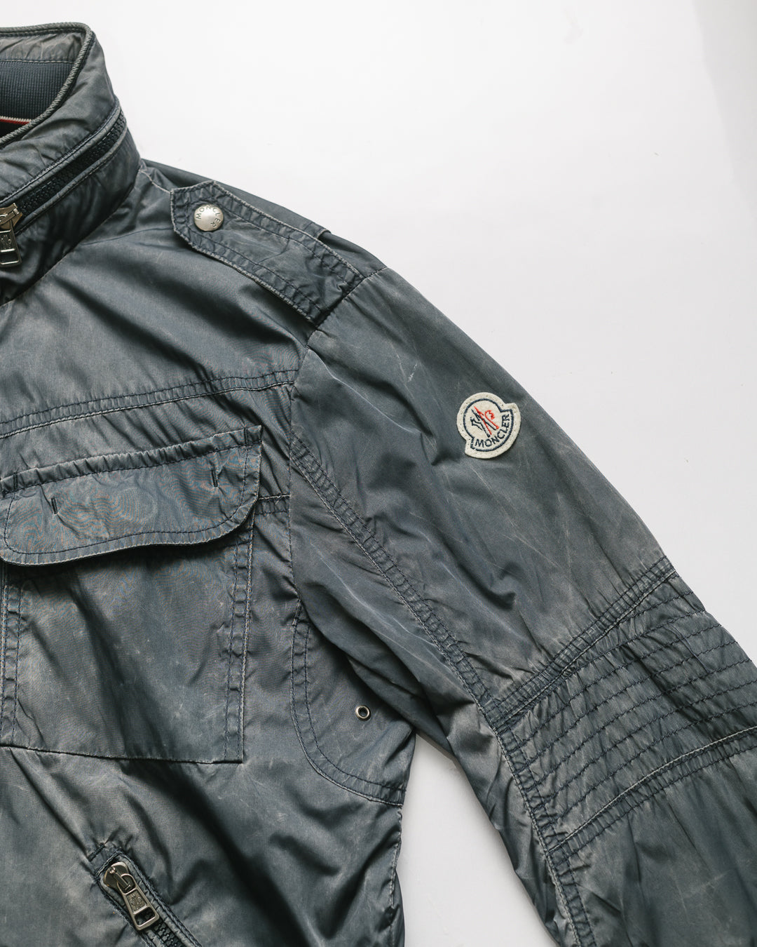 Moncler ’Garment Washed’ Detachable Hooded Jacket