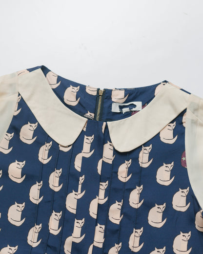 Moschino Cheap & Chic Cat Print Dress