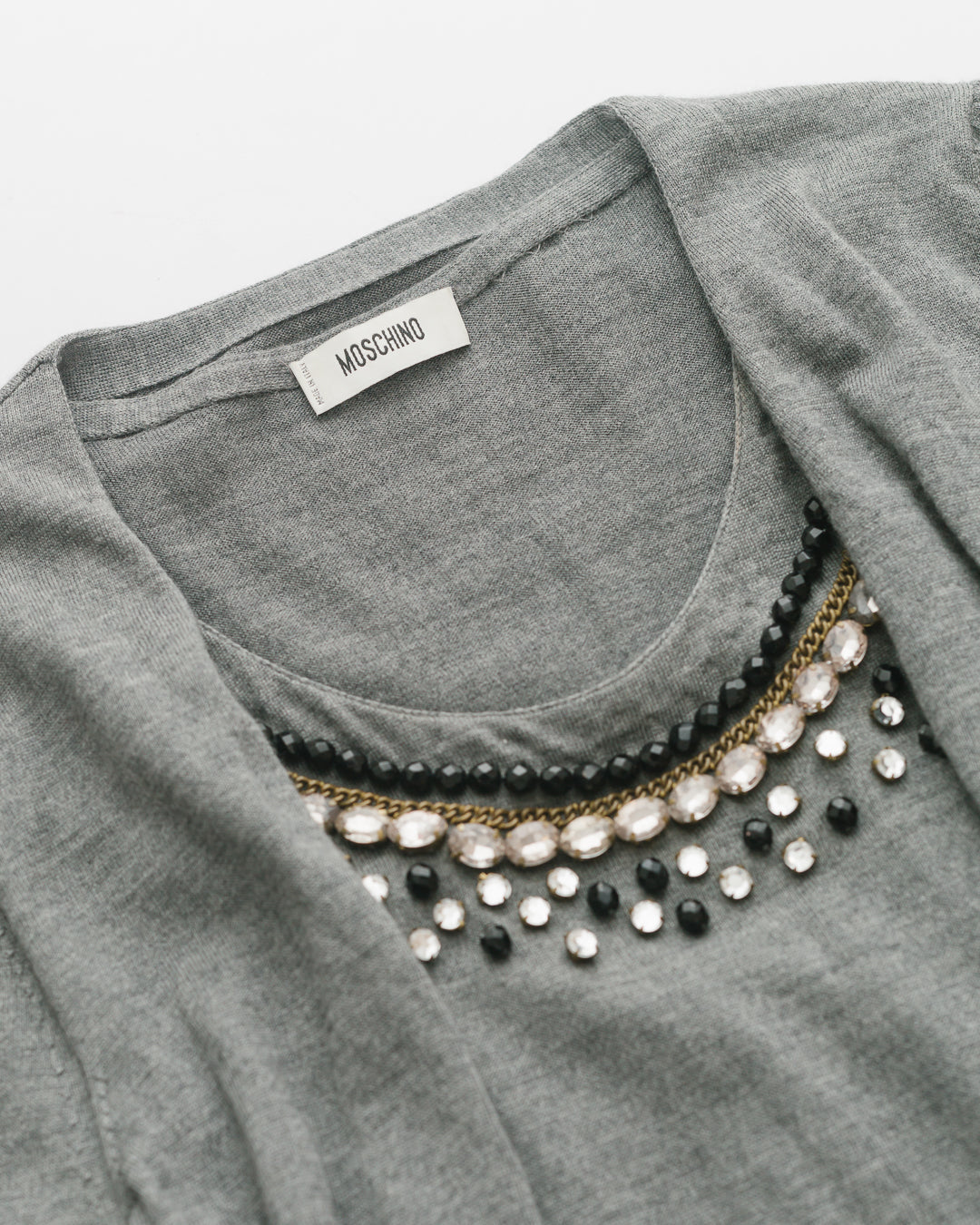 Moschino Embellished Knit Top