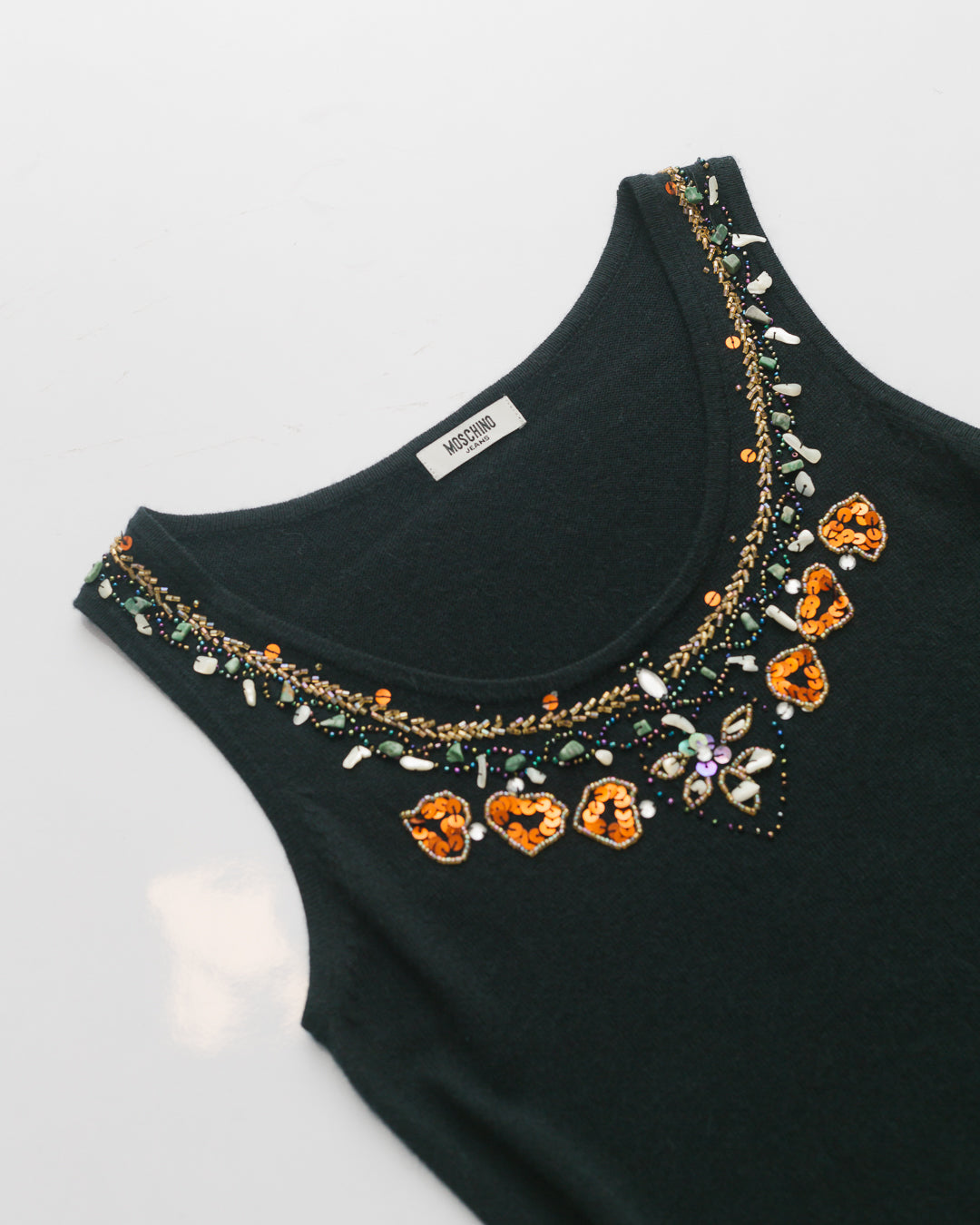 Moschino Embellished Tank Top