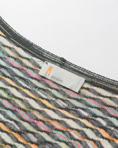 Multicolour knit cardigan