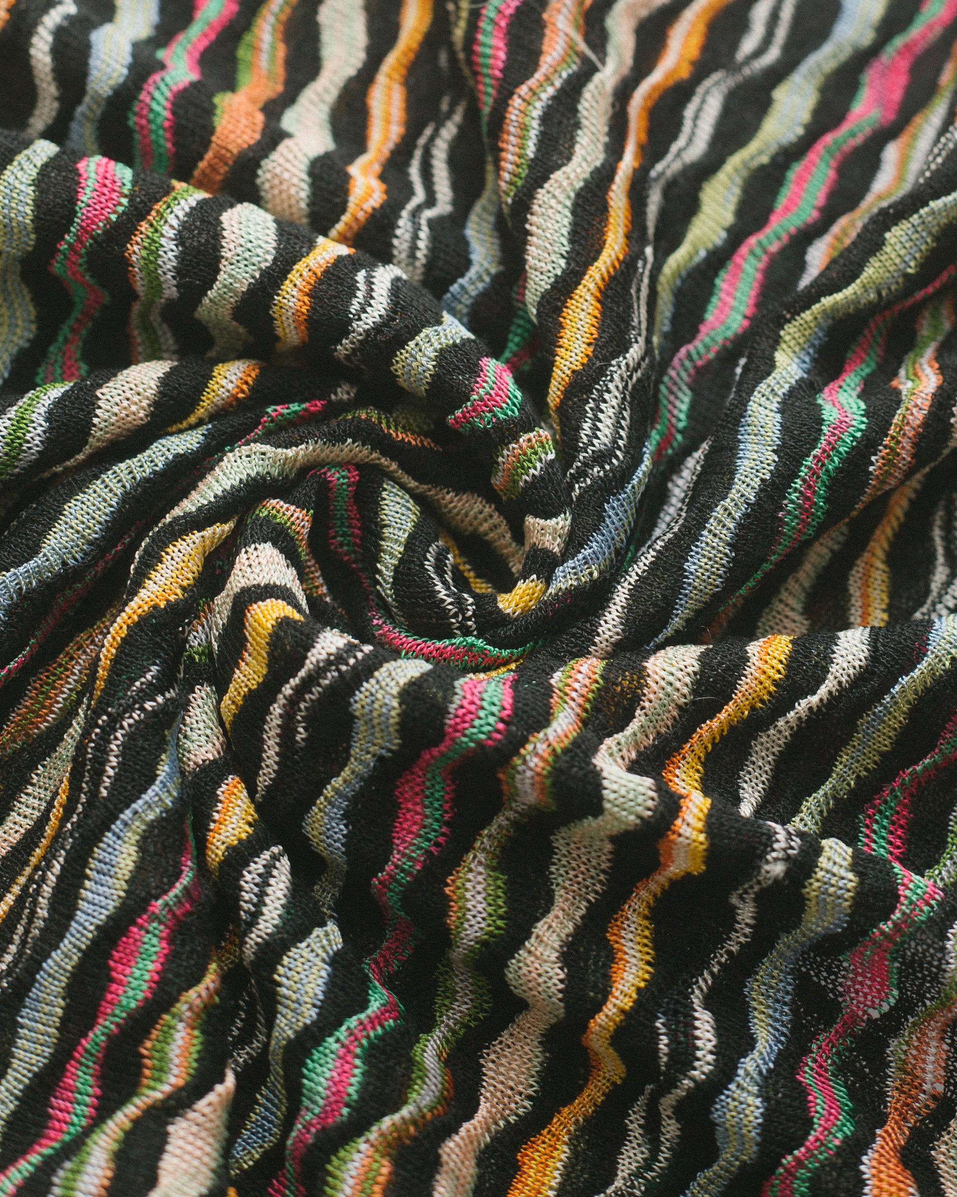 Multicolour knit cardigan