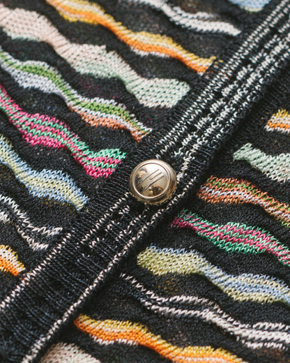 Multicolour knit cardigan