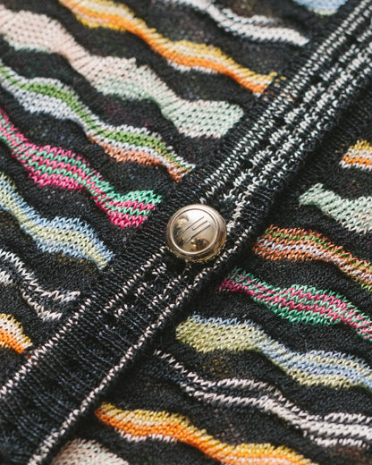 Multicolour knit cardigan