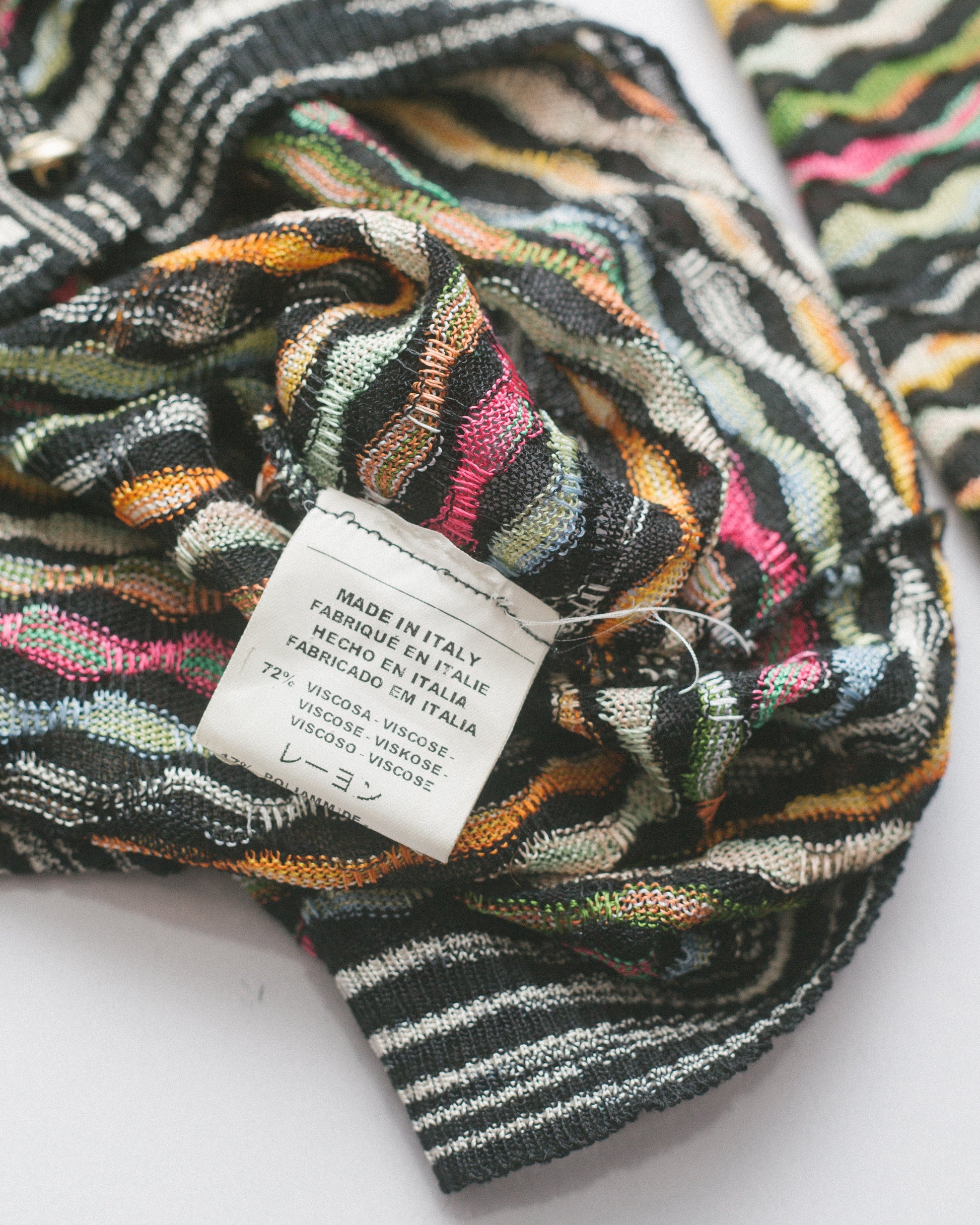 Multicolour knit cardigan