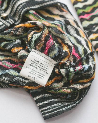 Multicolour knit cardigan