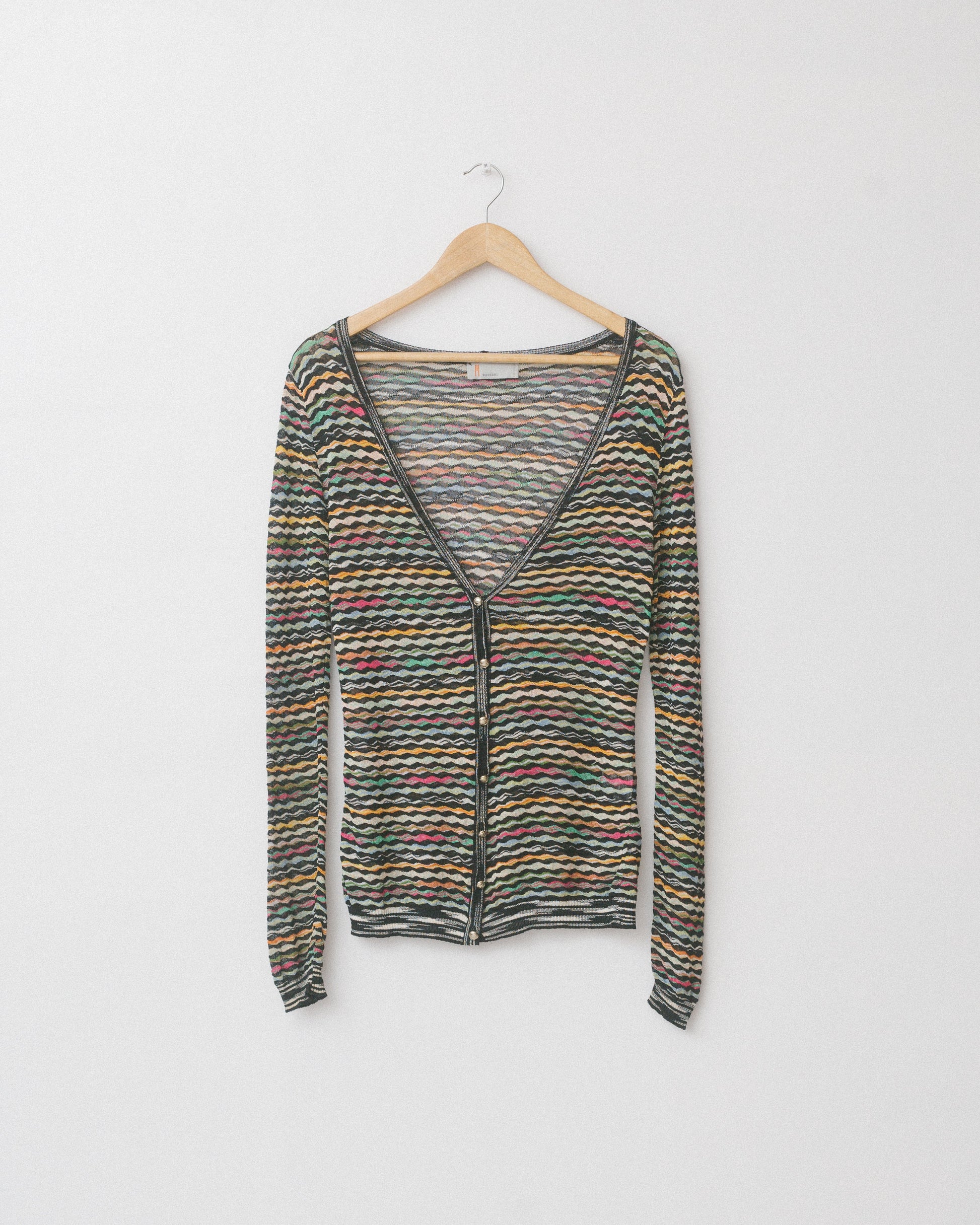 Multicolour knit cardigan