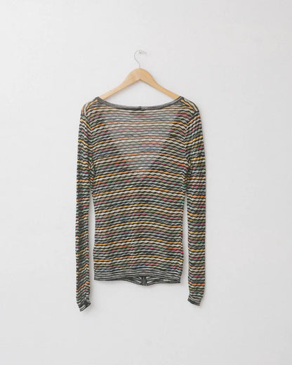 Multicolour knit cardigan