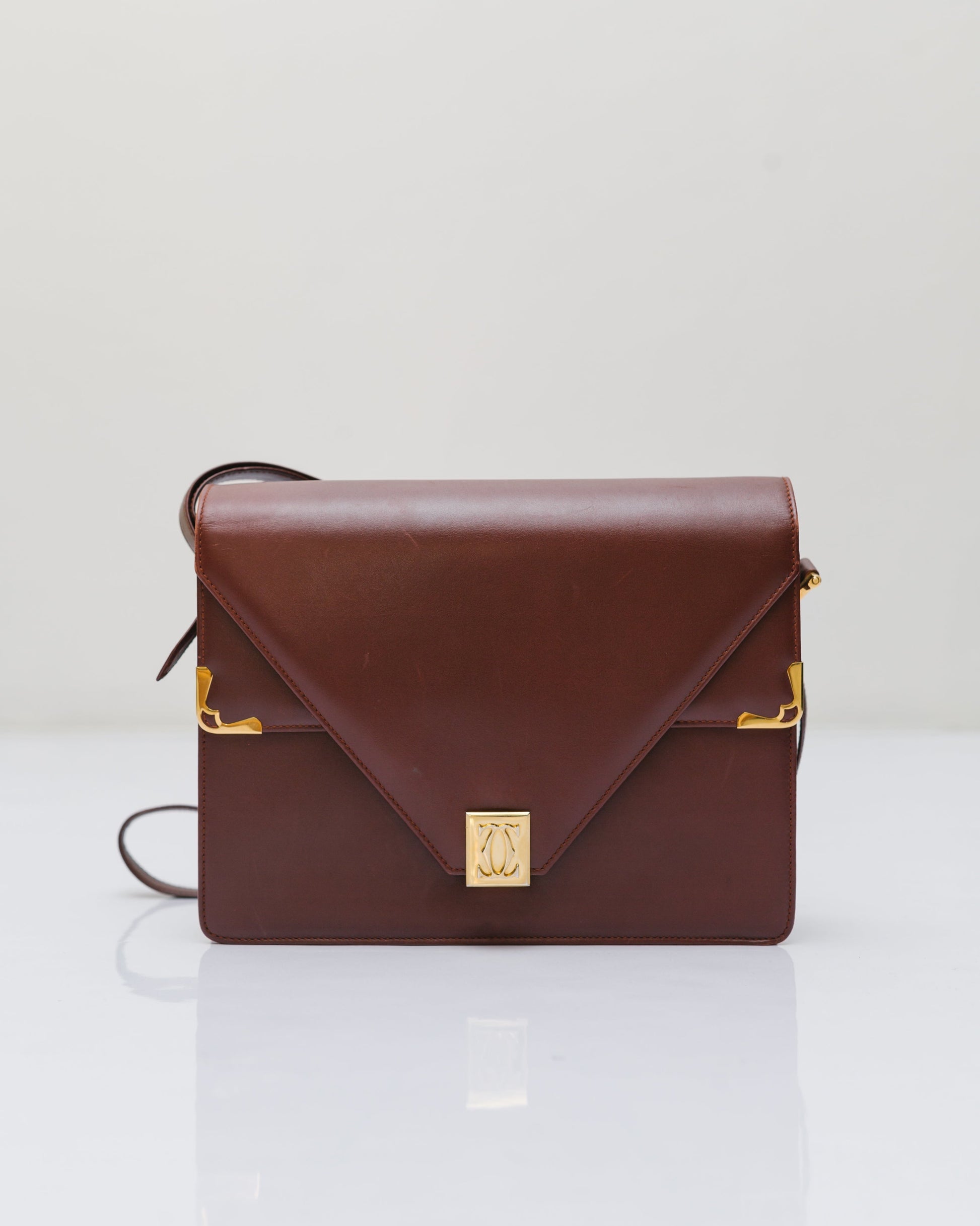 Must de cartier box calf in bordeoux