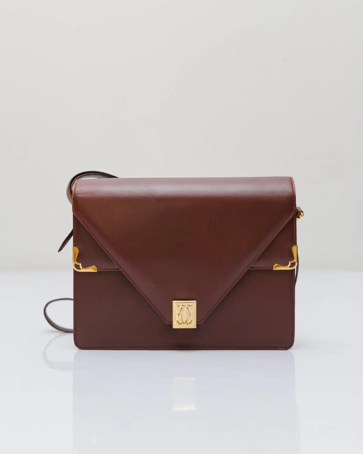 Must de cartier box calf in bordeoux
