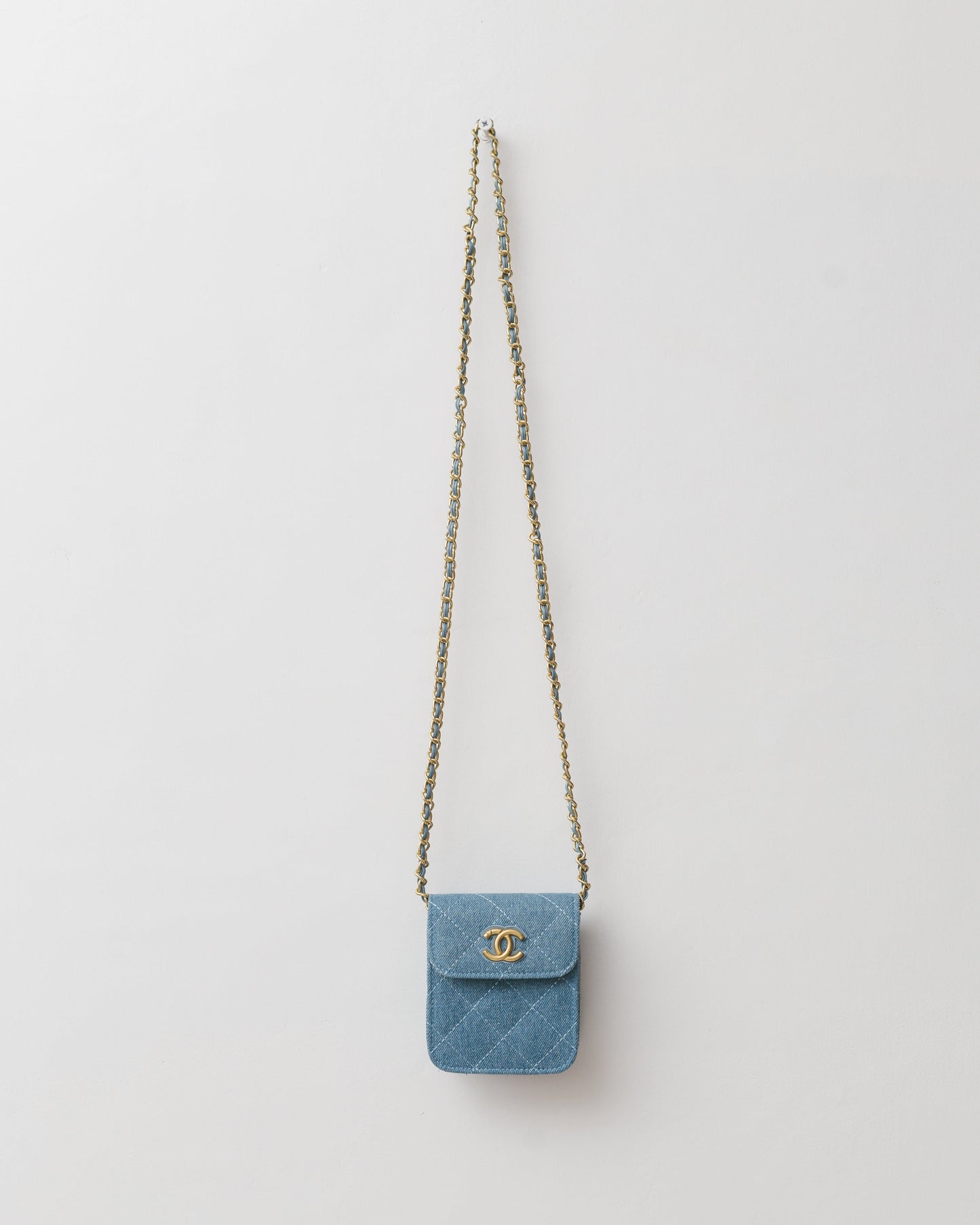 Novelty denim crossbody