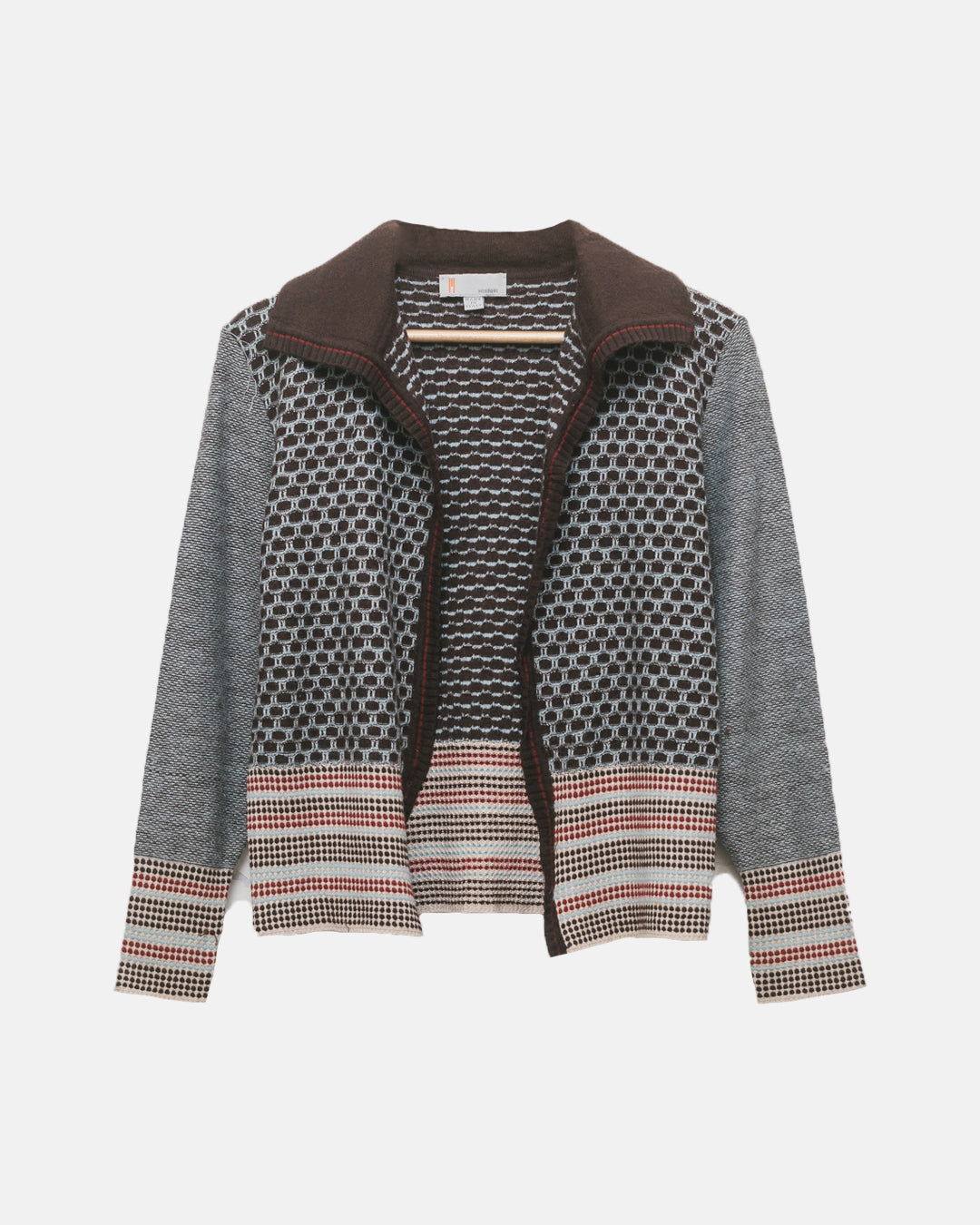 Missoni patterned knit open cardigan