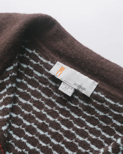 Missoni patterned knit open cardigan