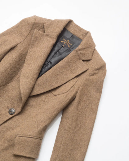 Peak-lapel blazer